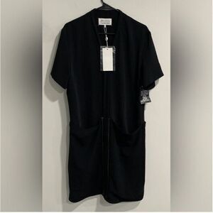 Maison Martin Margiela‎ Black Knee Lenght Dress Size 44 EU  ( 12 Us)